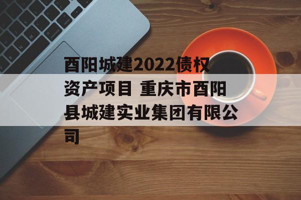 酉阳城建2022债权资产项目 重庆市酉阳县城建实业集团有限公司