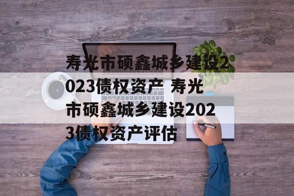 寿光市硕鑫城乡建设2023债权资产 寿光市硕鑫城乡建设2023债权资产评估