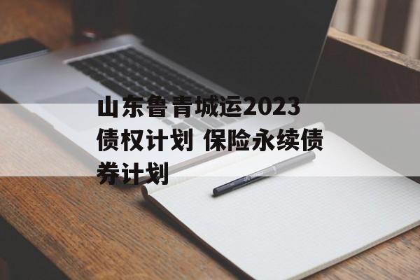 山东鲁青城运2023债权计划 保险永续债券计划